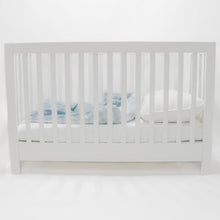 Load image into Gallery viewer, Light Blue Checkered Solid Quilted Blanket
