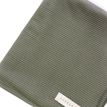 Load image into Gallery viewer, Moss Ribbed Stretch Swaddle
