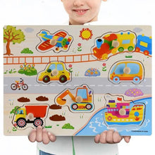 Load image into Gallery viewer, Kids 3D Puzzle Wooden Toys Colorful Geometry Shape Cognition Wood Puzzle Children Early Learning Educational Montessori Toys
