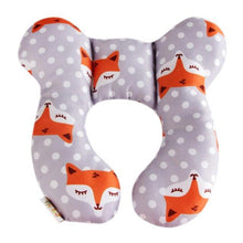 Load image into Gallery viewer, Kids Children Baby Pillow Soft Neck Support Infant Car Cushion U-Shape Cotton Infant Nursing Pillow Toddler Sleep Positioner  Air Mesh Organic Cotton Protection for Flat Head Baby Pillow for Newborn Breathable Adjustable Infants and Baby Neck Head Support
