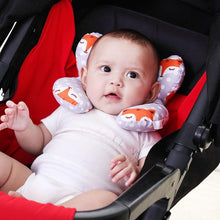 Load image into Gallery viewer, Kids Children Baby Pillow Soft Neck Support Infant Car Cushion U-Shape Cotton Infant Nursing Pillow Toddler Sleep Positioner  Air Mesh Organic Cotton Protection for Flat Head Baby Pillow for Newborn Breathable Adjustable Infants and Baby Neck Head Support

