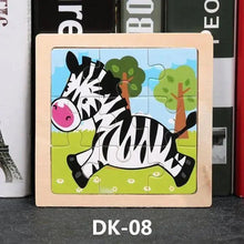 Load image into Gallery viewer, Kids Puzzle Toy Animals and Vehicle Wooden Puzzles Jigsaw Baby Educational Learning Toys for Children Gift
