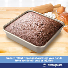 Load image into Gallery viewer, Baking Pan Set, Carbon Steel, 3-pc (Squre Pan, Muffin Pan + Rectangle Deep Tray)
