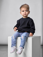 Load image into Gallery viewer, Light Wash Distressed Denim
