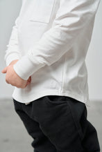 Load image into Gallery viewer, Long Sleeve Pocket Tee - White
