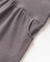 Load image into Gallery viewer, Long Sleeve Ribbed Dress - Graphite
