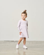 Load image into Gallery viewer, Long Sleeve Ribbed Dress - Lilac
