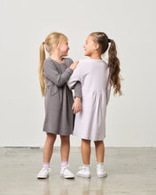 Load image into Gallery viewer, Long Sleeve Ribbed Dress - Graphite
