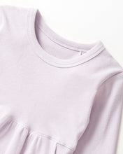 Load image into Gallery viewer, Long Sleeve Ribbed Dress - Lilac
