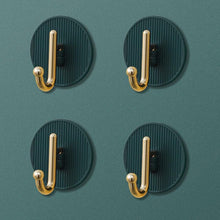 Load image into Gallery viewer, Luxury Wall Hooks Without Punching Self-Adhesive Suitable for Kitchen and Bathroom key Holder Seamless Hooks Behind The Door Wall Mounted Coat Rack Plastic Hook Home Decorative Small Hooks for Hanging Hat Coats Towel Jacket
