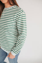 Load image into Gallery viewer, Oversized Fit Freestyle Stripe Breastfeeding Sweatshirt - EXTENDED CHART

