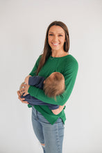 Load image into Gallery viewer, Free Flowing Lightweight Long Sleeve Nursing Top
