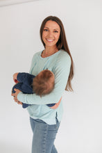 Load image into Gallery viewer, Free Flowing Lightweight Long Sleeve Nursing Top
