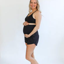 Load image into Gallery viewer, Maternity Athletic Shorts - Black
