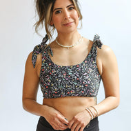 Tie Shoulder Breastfeeding Bikini Swimsuit Top