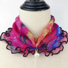 Load image into Gallery viewer, Neck Collars Fashion Scarves for Women And Girls Print Satin Silk Scarf Female Bandana Head Bib Scarfs For Ladies
