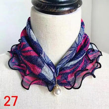 Load image into Gallery viewer, Neck Collars Fashion Scarves for Women And Girls Print Satin Silk Scarf Female Bandana Head Bib Scarfs For Ladies
