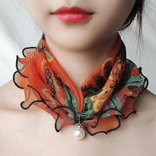 Load image into Gallery viewer, Neck Collars Fashion Scarves for Women And Girls Print Satin Silk Scarf Female Bandana Head Bib Scarfs For Ladies
