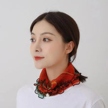 Load image into Gallery viewer, Neck Collars Fashion Scarves for Women And Girls Print Satin Silk Scarf Female Bandana Head Bib Scarfs For Ladies
