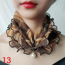 Load image into Gallery viewer, Neck Collars Fashion Scarves for Women And Girls Print Satin Silk Scarf Female Bandana Head Bib Scarfs For Ladies
