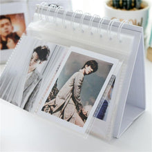 Load image into Gallery viewer, New Desktop Mini  Standing Polaroid Photo Album Scrapbooking Photocards album for cards stamps Photo Frame Instar Tabletop Flip Calendar Photo Album Gifts For Everyone
