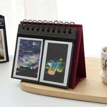 Load image into Gallery viewer, New Desktop Mini  Standing Polaroid Photo Album Scrapbooking Photocards album for cards stamps Photo Frame Instar Tabletop Flip Calendar Photo Album Gifts For Everyone
