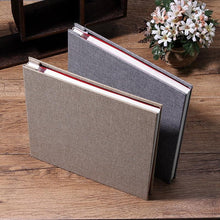 Load image into Gallery viewer, New Linen 16inch DIY Photo Album Lovers Birthday Gift Wedding Photos Baby Photo Album Scrapbook Paper Crafts Albums Refillable Notebook Photo Album
