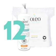 Load image into Gallery viewer, NOLEO DUO: 3-in-1 Diaper Rash Cream &amp; Large Cotton Pads
