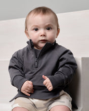 Load image into Gallery viewer, Quarter Zip Pullover - Iron
