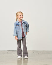 Load image into Gallery viewer, Ribbed Flare Pant - Graphite
