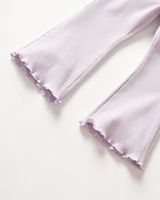 Load image into Gallery viewer, Ribbed Flare Pant - Lilac
