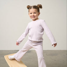 Load image into Gallery viewer, Ribbed Flare Pant - Lilac
