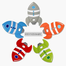 Load image into Gallery viewer, Rocket Silicone Baby Teether Rodent Baby Teething Toys Chewable Animal Shape Baby Products Nursing Gift
