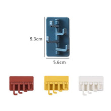 Load image into Gallery viewer, Rotating Hook Adhesive Creative Nordic Wall-mounted Bathroom Strong Hook Self Adhesive Kitchen Hanger Key Storage Home Organizer Domestic Suction Hooks Rotating Space Saving Hook Domestic Suction Hooks Rotating Space Saving Hook
