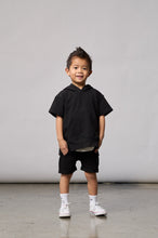 Load image into Gallery viewer, Short Sleeve Hoodie - Black
