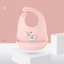 Load image into Gallery viewer, Silicone Bibs For Kids Newborn Baby Feeding Tableware Waterproof  Baby Bibs For Toddler Bib For Kids
