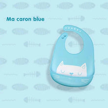 Load image into Gallery viewer, Silicone Bibs For Kids Newborn Baby Feeding Tableware Waterproof  Baby Bibs For Toddler Bib For Kids
