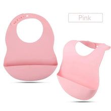Load image into Gallery viewer, Silicone Bibs For Kids Newborn Baby Feeding Tableware Waterproof  Baby Bibs For Toddler Bib For Kids

