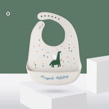 Load image into Gallery viewer, Silicone Bibs For Kids Newborn Baby Feeding Tableware Waterproof  Baby Bibs For Toddler Bib For Kids
