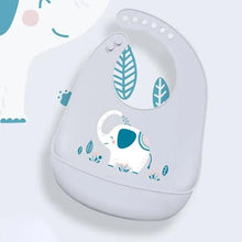 Load image into Gallery viewer, Silicone Bibs For Kids Newborn Baby Feeding Tableware Waterproof  Baby Bibs For Toddler Bib For Kids
