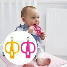 Load image into Gallery viewer, Silicone Cartoon Monkey Toddler Molar Teeth Pain Relief Tool Kids Teether  Teething Beads Baby Shower Gift
