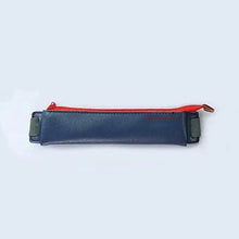 Load image into Gallery viewer, Slim Leather Unique Design Pencil Case Book Holder Pouch With Elastic Band For Notebook Fashion School Pen Case
