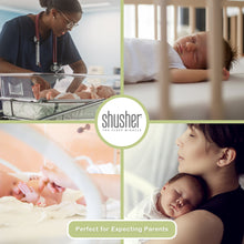 Load image into Gallery viewer, Shusher Sloth + 6-Pack Shushie™ Pacifiers – Soothing Bundle with Cuddly Cry Detection
