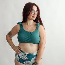 Load image into Gallery viewer, Tie Shoulder Breastfeeding Bikini Swimsuit Top
