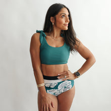 Load image into Gallery viewer, Tie Shoulder Breastfeeding Bikini Swimsuit Top
