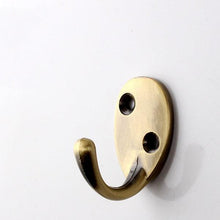 Load image into Gallery viewer, Vintage Hangers Hook Zinc Alloy Wall Hook Bronze Cloth Coat Bag Hat Hanging Hooks Bathroom Kitchen Antique Racks with Screws Vintage Antique Iron Bronze Hooks
