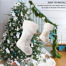 Load image into Gallery viewer, Christmas Tree Decor Snowflake Carpet White Christmas Tree Skirt Fur Skirt For Xmas Decorations Xmas Christmas Decorations For Home
