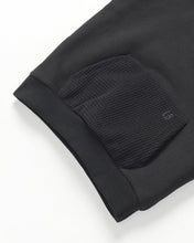 Load image into Gallery viewer, Waffle Hybrid Crewneck - Black
