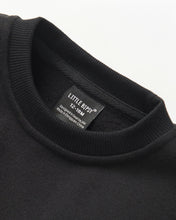 Load image into Gallery viewer, Waffle Hybrid Crewneck - Black
