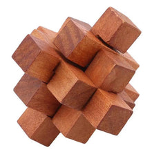 Load image into Gallery viewer, Wooden Lock Game Toy For Children Adults Kids Drop Shipping IQ Brain Teaser Interlocking Burr Puzzles
